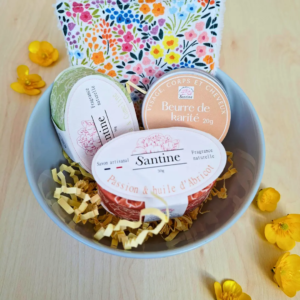 coffret-cadeau-savon-beurre-karite-santine